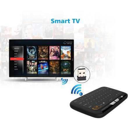 Teekeer Mini Wireless Keyboard, 2.4 G Portable Keyboard With Touchpad Mouse For Windows, Android/Google/Smart TV, Linux, Windows, Mac