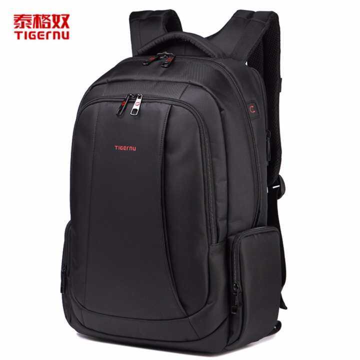 565 Simple Fashion 15 Inches Digital Computer Backpack, Business Handbag - Black