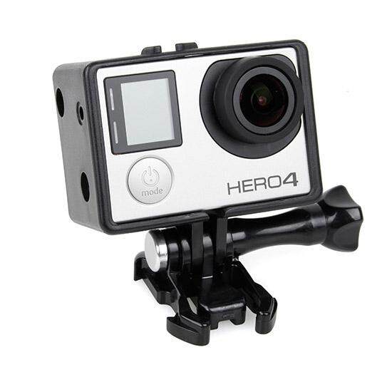 TMC Bacpac Bingkai Dudukan Kasus Perumahan untuk GoPro HERO4/3 +/3 (Hitam)-Internasional