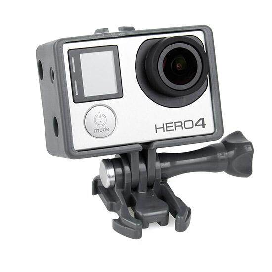 TMC Bacpac Bingkai Dudukan Kasus Perumahan untuk GoPro HERO4/3 +/3 (Grey)-Internasional