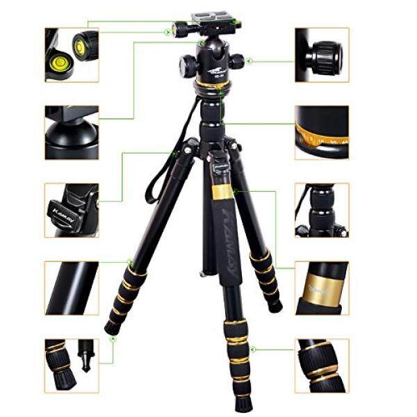 Tnp Kamay K-888 Kamera DSLR Profesional Tripod Monopod dengan Bola Kepala Kompak Portabel Perjalanan Magnesium Aluminium Paduan Tripod untuk Canon nikon Sony Pentax DSLR Kamera Digital-Internasional