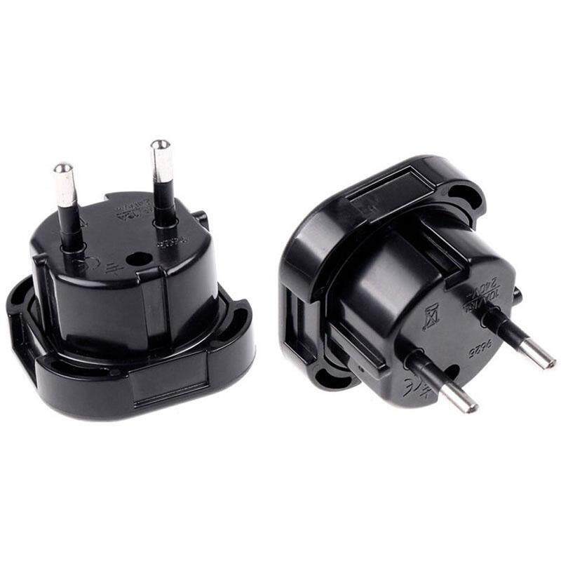 Perjalanan UK Ke Eropa Steker Eropa AC Power Adaptor Pengisi Daya Soket Konverter-Internasional