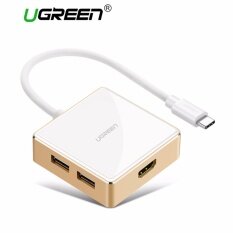 UGREEN USB C to HDMI USB Hub Adapter with Type C Power Delivery for 12-inch Macbook, Macbook Pro 2016, Samsung Galaxy S8 Plus, Huawei mate 10,Dell XPS 13, Lenovo Yoga 900, Chromebook Pixel, Huawei Matebook (MY)