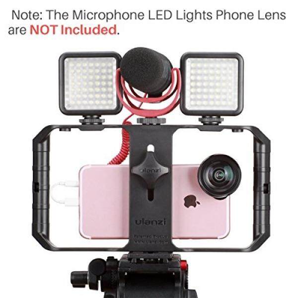 Ulanzi U Rig Pro Smartphone Video Rig iPhone Kameratechnik Jatuh Telefon Video Stabilisator Pegangan Stativanschluss F? R Videomaker Filmen Videofilmer F? R iPhone X 8 PLUS Sumsang-Intl