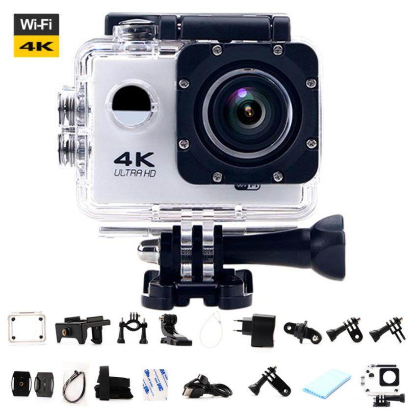 Ultra HD 4 K WIFI Kamera Aksi Olahraga DV LCD 170D Len Kamera Helm Bawah Air Menyelam Tahan Air Camcorder Pro 1080 P 16MP Kamera -Intl