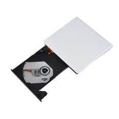 Umiwe Portable External DVD Drive USB 3.0 Slim CD±RW CD DVD ROM For Windows Mac OS, Computer Accessories(White)