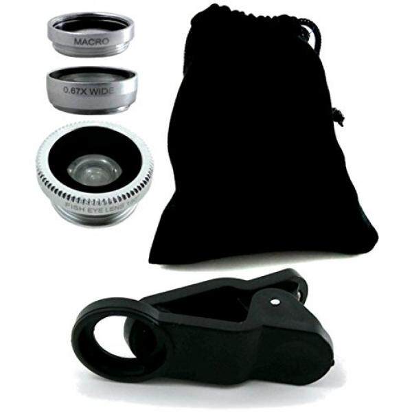 Universal Klip-On 3-Dalam-1 Kamera Lensa Perlengkapan-Cocok IPhone7/6 S Plus/ 6 S/5 S Perangkat-Dijual untuk Waktu Yang Terbatas!! -Pro-Fisheye Kaca, Super Lebar-Sudut, dan 15X Macro Lensa dengan Garansi Penuh 1 Tahun-Internasional