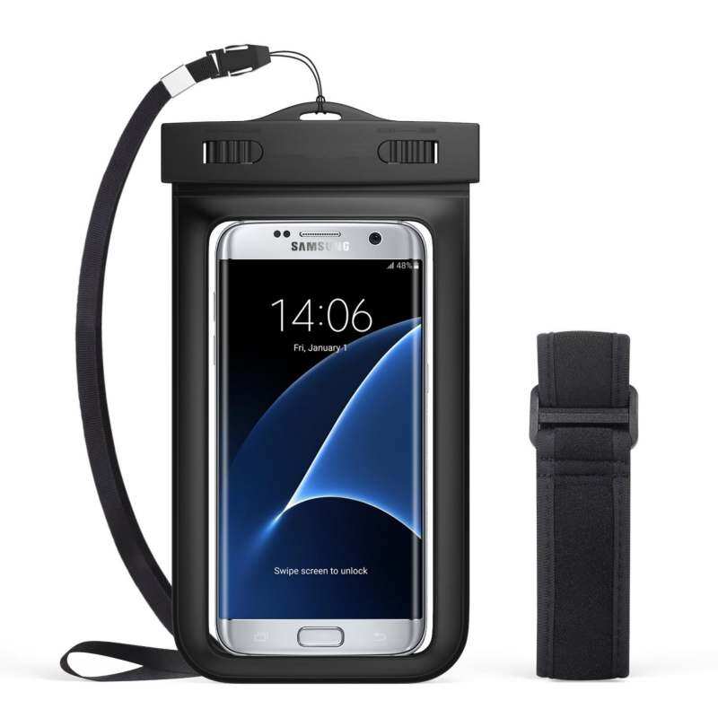 Universal Waterproof Case, Cellphone Dry Bag with Armband Neck Strap for iPhone 7, 7 Plus, 6s, 6, 6s Plus, SE, 5s, Note5, S7 Edge, Xiaomi Note 4 ,Huawei P9,VIVO V5,OPPO F1S, LG BLU Huawei & Other Devices up to 6