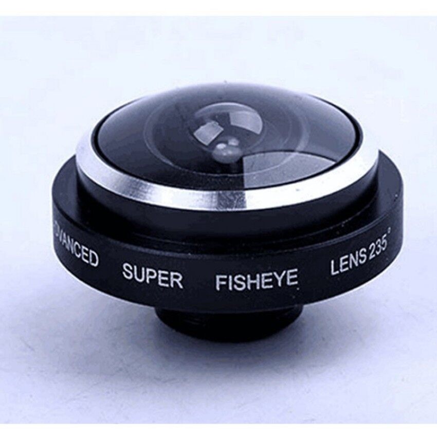 Universal Sudut Lebar 235 Derajat Lensa Fisheye Super untuk iPhone 5 5S6 6 S Plus Xiaomi Redmi Note 2 3 Kamera Ponsel Fi Mata Lentes -Intl