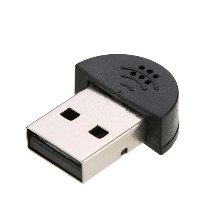 USB 2.0 Mini Microphone Mic Audio Adapter Driver Free for Laptop Desktop PC - Skype / MSN / VOIP / Voice Recognition Software