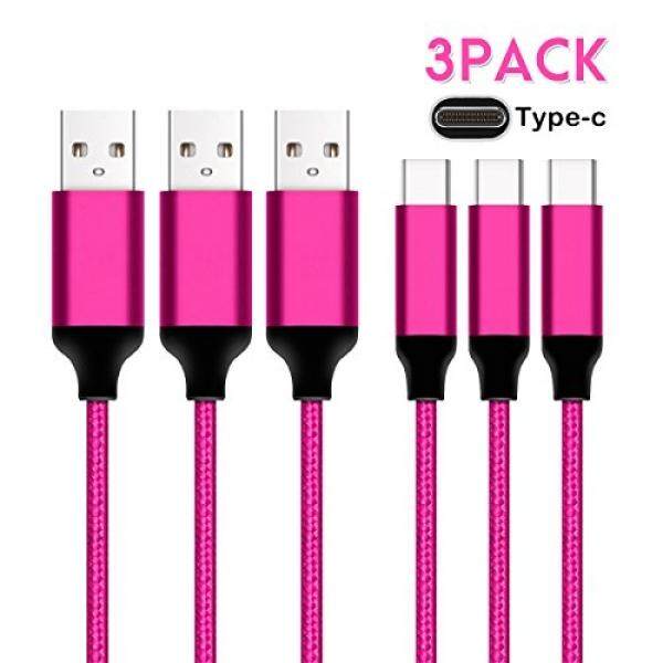 Kabel Tipe Usb C Foolhome 3 Bungkus Untuk USB Nilon Dikepang Data Pengisian Perhubungan 6 P 5X Lumia 950XL 950 LG G5 Nokia N1