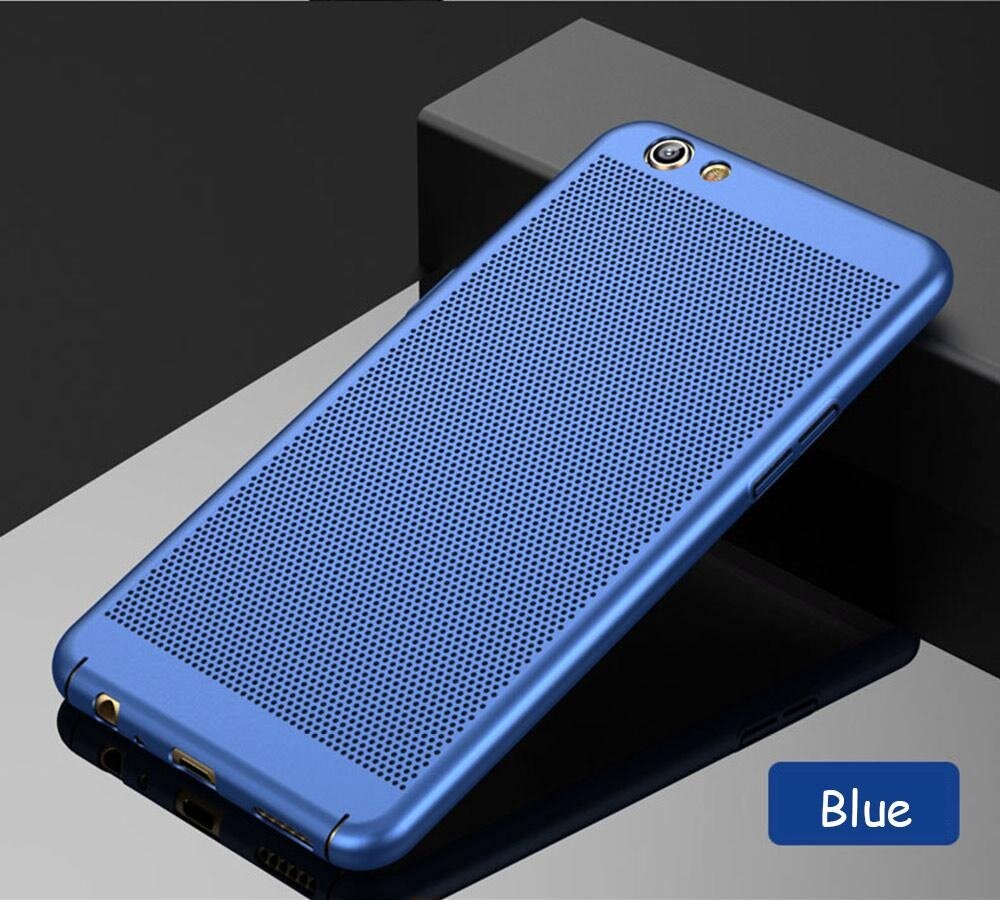 V5 Case BC Ultra Tipis Tahan Lama Pernapasan Lubang Panas Mentransfer Keras PC dan Lembut Cat Logam Casing Ponsel untuk Vivo V5