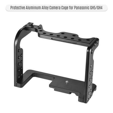 Video Camera Cage Stabilizer Aluminum Alloy for Panasonic GH5/GH4 DSLR to Mount Mic Monitor LED Light Film Making Accessories