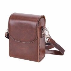 Vintage Sarung Kamera Kulit Tas untuk Sony RX100III RX100M3 Kopi