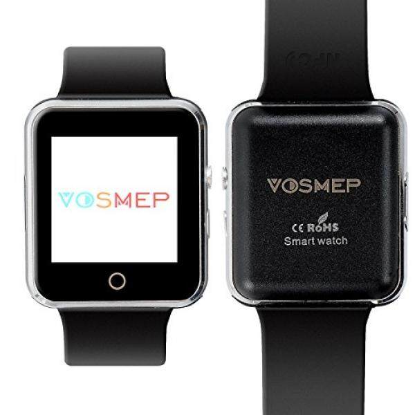 VOSMEP 2016 Neu Smartwatch Uhr Telefon Unterstützung Facebook Twitter mit Bluetooth mart Handgelenk Sport Armband mit Kamera 1.54 Zoll Touch Screen für Android Samsung Huawei LG Xiaomi HTC etc, Unterstützt SIM Smartphone SM15 - intl