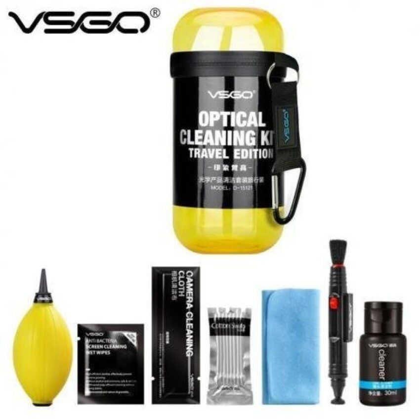 VS 8In1 Optik Lensa Kamera Pembersih Swab Pulpen Peniup Kain Pembersih Perjalanan Perlengkapan-Internasional