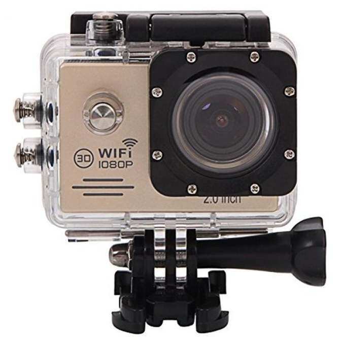 VVGCAM Wifi Sports Action Camcorder SJ7000 Full HD 1080P 2.0” Waterproof Mini Sports Camera(Gold)