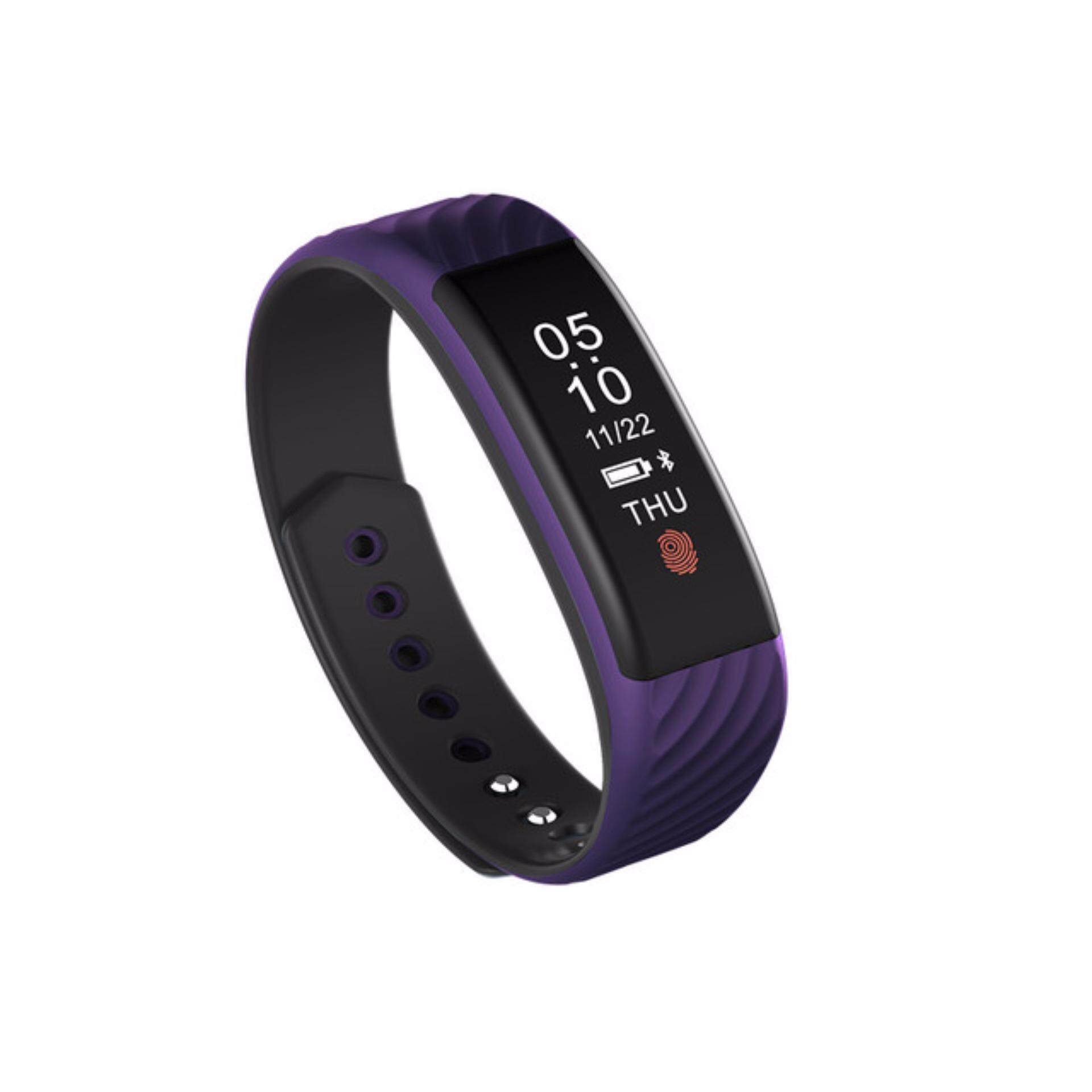 W810 Pintar Gelang Mendukung Alat Pengukur Langkah Denyut Jantung Pelacakan Smartband-Internasional