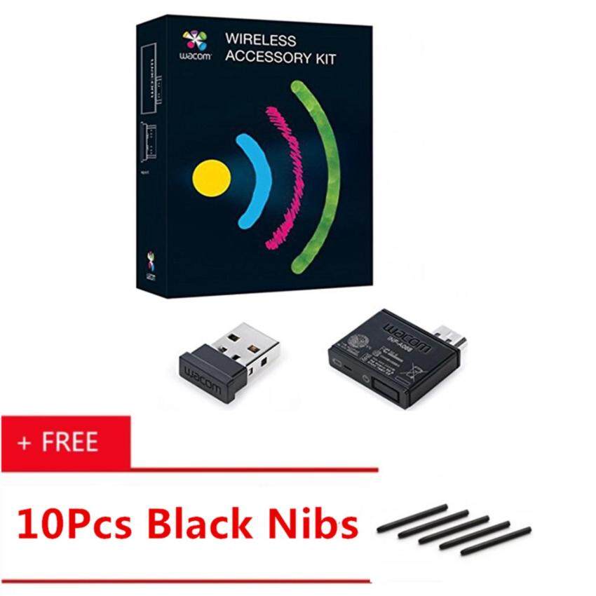 Gotime Wacom ACK40401 Aksesoris Nirkabel Kit untuk Bambu dan Intuos Tablet Berlaku untuk Intuos CTH470/670/480/490 /680/690/CTL480/490/690/PTH451/651/851 + 10 Pcs Hitam nibs (Gratis) -Intl