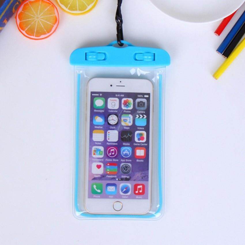 RUI HE Waterproof Case. Mobile Waterproof Bag. Fluorescence Cellphone Dry Bag Pouch for iPhone 7 6s 6 Plus . VIVO X9 Plus. One Plus 5.g - intl