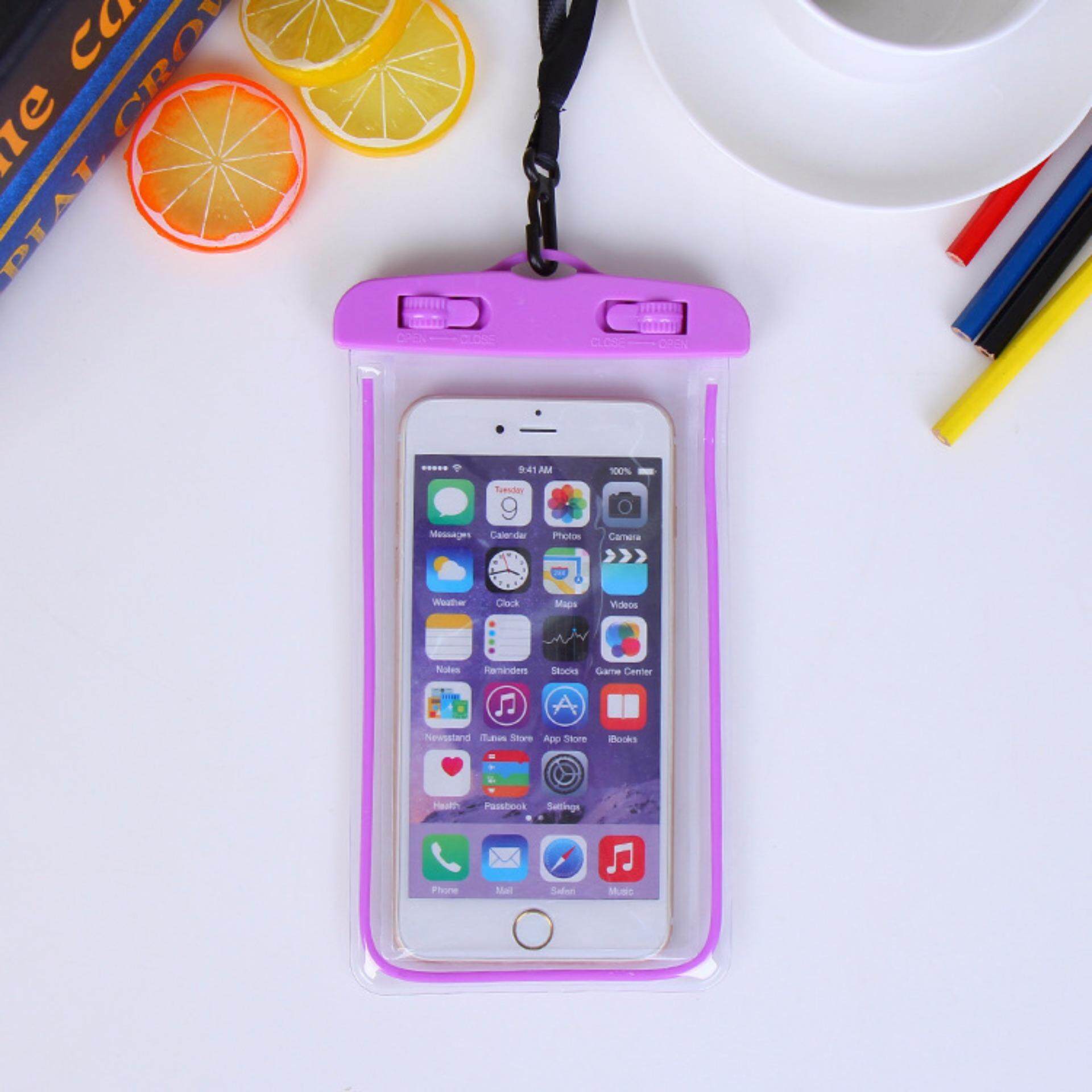 Rui Dia Tahan Air Case. Tas Tahan Air Bergerak. Fluoresensi Ponsel Kering Tas Kantung untuk iPhone 7 6 S 6 Plus. VIVO X9 Plus. Satu PLUS 5 Galaxy S8 S7 S6 EDGE. LG G6 G5.Sony Nokia Hingga 6.0