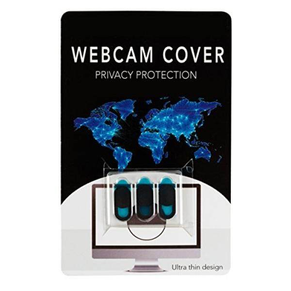 Webcam Privacy Cover by TechPrivacy (3 pack) - Ultra Slim Webcam Cover Slide, Suitable for iPad, Laptops, Macbook, Macbook Pro, iMac, Mac, Dell, Lenovo, HP and More, Protects your Privacy - intl