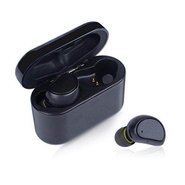 Nirkabel Earpods: terbaik Bluetooth Mini Earbud Stereo Earphone Dalam Telinga Kembar Benar-benar Terkecil Headphone Olahraga Headset Tunas Mikrofon Tahan Keringat Gym Pengisian Case Apple Iphone Air Android Samsung LG HTC Google-Intl