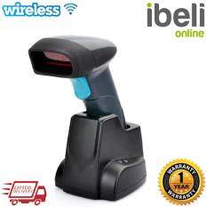Wireless Laser Barcode Scanner with Charging Base Docking Station Malaysia