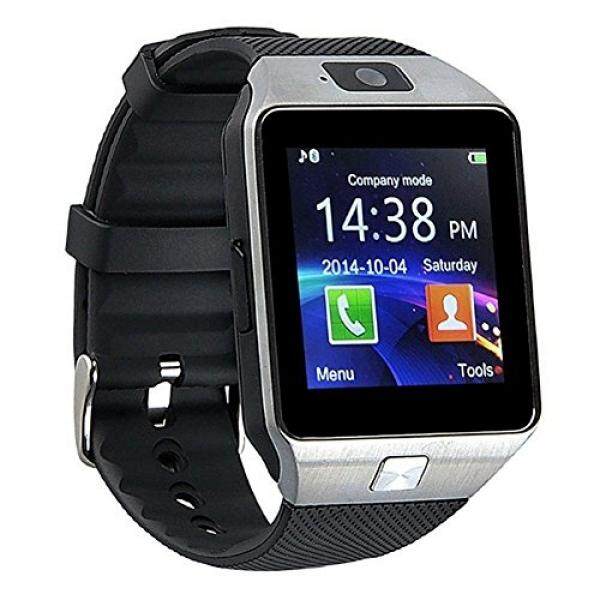 Wooboo DZ09 Bluetooth Pintar Jam Tangan Arloji dengan Kamera Anti Hilang Pelacak Aktivitas untuk iPhone 6 7 Plus, samsung, Huawei Ponsel Android-Perak-Internasional
