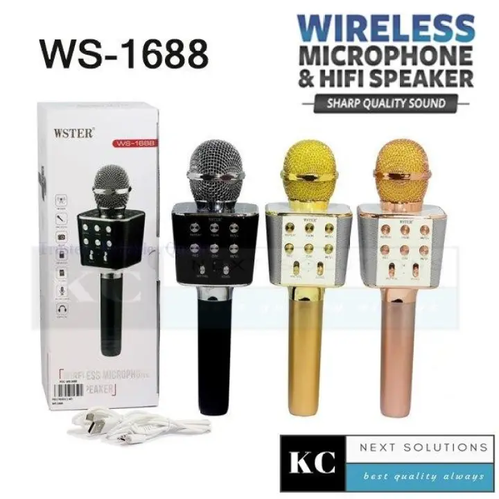 wireless microphone hifi speaker wster