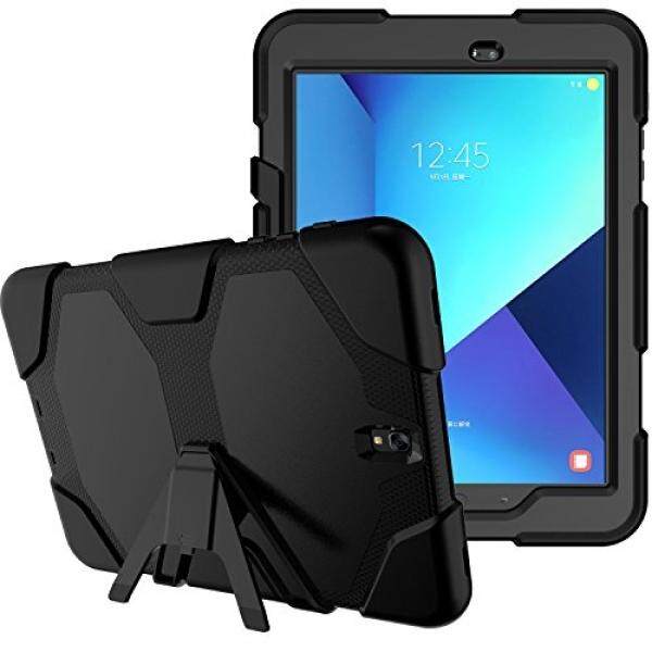 X-Tablet Samsung Galaxy Tab A 10.1 Case with Screen Protector, Kickstand Armor Rugged Sturdy Shockproof Heavy Duty Full Body Protective Cover for Galaxy Tab A 10.1 inch Wifi Tablet SM-T580NZKAXAR (Black) - intl