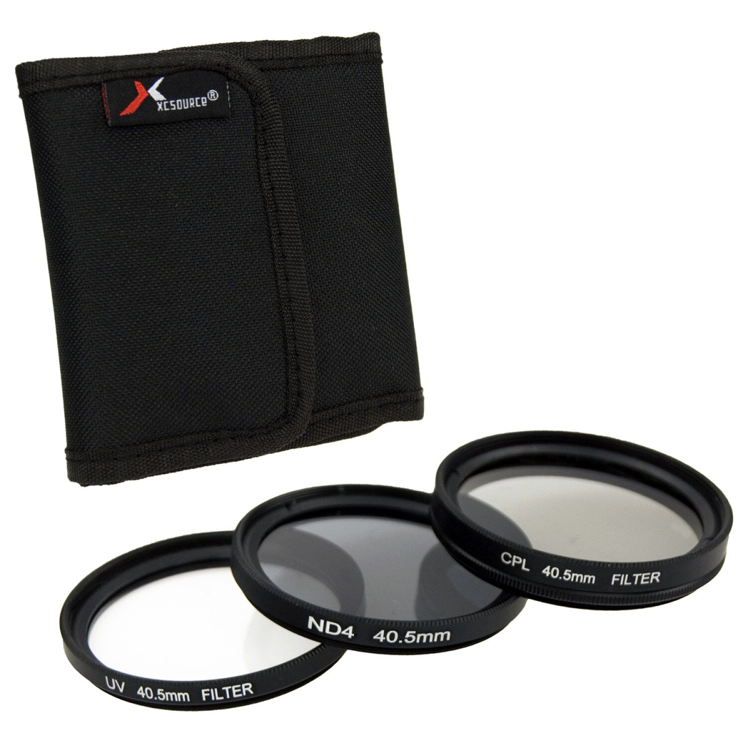 XCS? Sinar UV Kopral ND4 Filter 40.5 Mm + Case untuk Sanyo HD2000 HD1000 HD1010 NX1100 NX300 NX2000 Kamera LF280-SZ (HITAM) -Intl