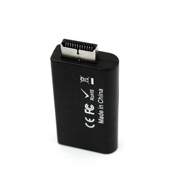 YBC PS2 untuk Adaptor Konventer HDMI dengan 3.5 Mm Jack Audiooutpu + 3 Mhdmi Kabel