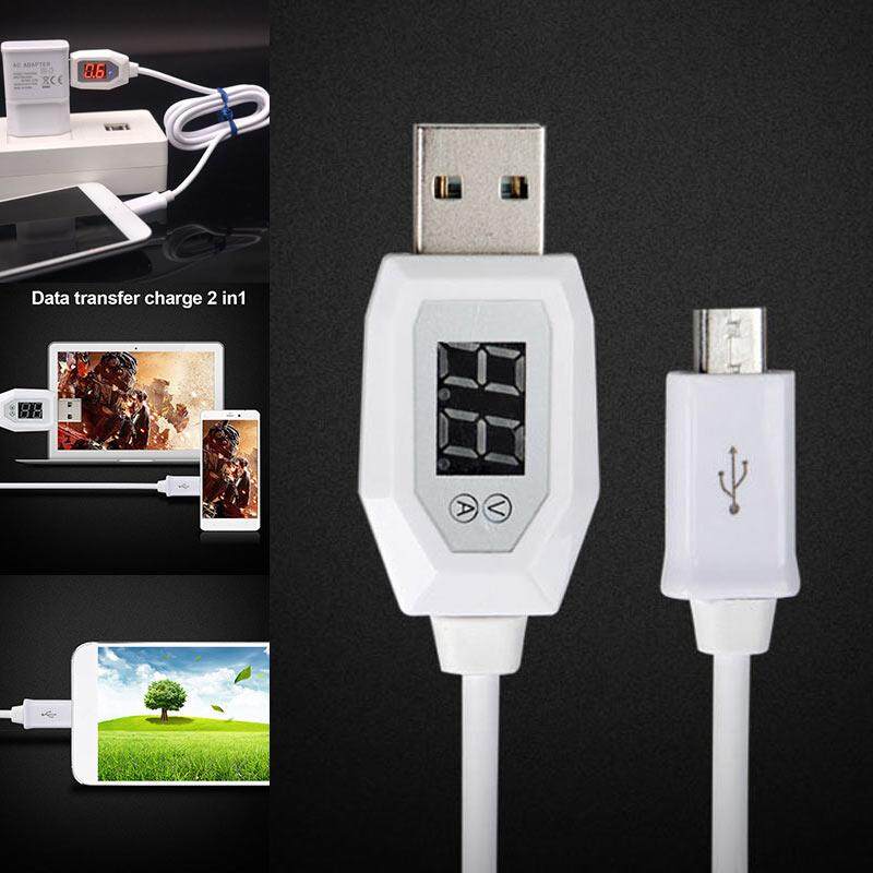 YBC Ponsel Cerdas USB Kabel Saat Ini Votltage Test Pengisian Data Tali untuk Android-Internasional