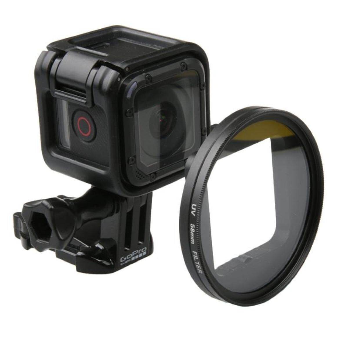 Yicoe For Go Pro Hero 4 Session 5 Session Accessories 58mm Cpl Lens Filter Uv Lens Filter With Ring Cap For Gopro Hero 5 Session 4s Lazada Singapore