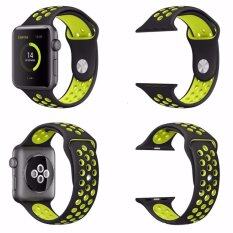Yika Silikon Olahraga Gelang Tali untuk Apple Jam Tangan Tali Nike + Seri 2/1