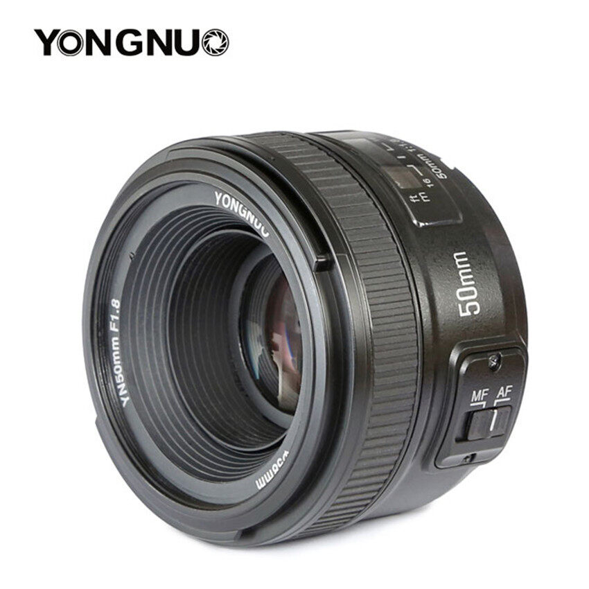 GoFast Yongnuo 50mm F1.8 1:1.8 Auto Manual Focus AF MF Standard Prime Lens for Nikon Cameras Lens
