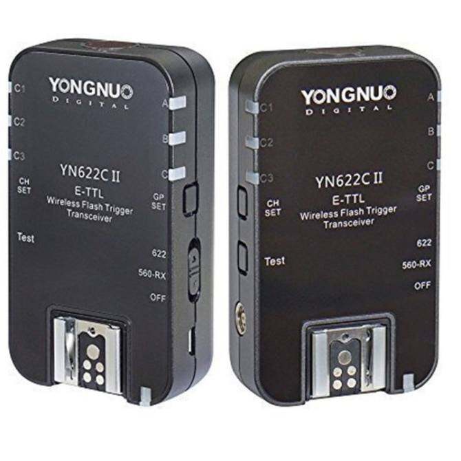 YongNuo New Wireless ETTL Flash Trigger YN622C II with High-speedSync HSS 1/8000s for Canon camera - intl