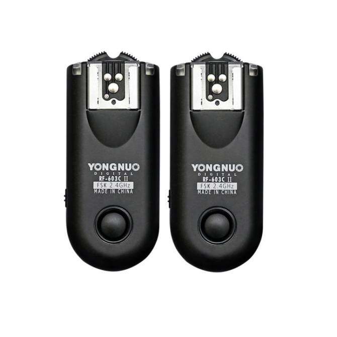 YongNuo RF603CII C3 Wireless Remote Flash Trigger for Canon DSLR 1D /1DS, EOS 5D Mark II/5D /7D/50D /40D /30D /20D /10D - intl