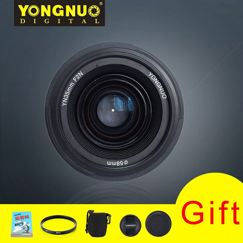 EverPro Yongnuo YN35mm F2 Wide-angle Auto Focus EF lens For Nikon Cameras