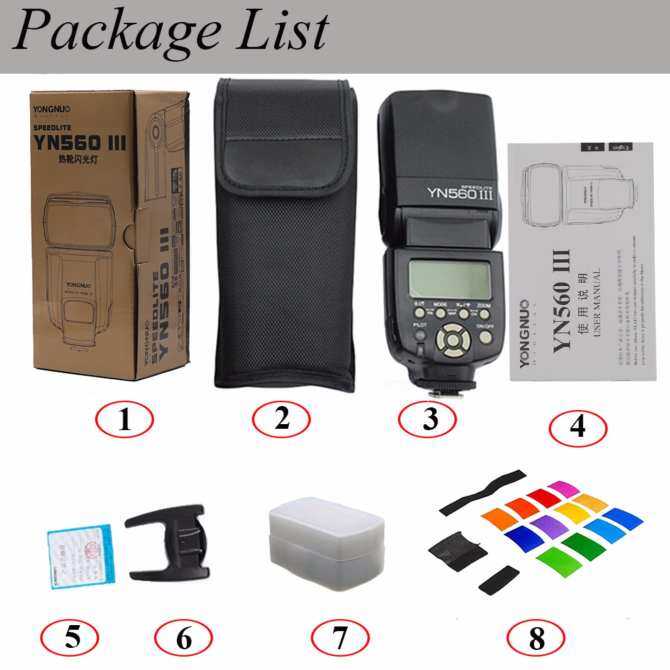 Yongnuo YN560 III YN-560 III YN560III Universal Wireless Flash Speedlite untuk Canon Nikon Pentax Panasonic Olympus Vs JY-680A-Intl