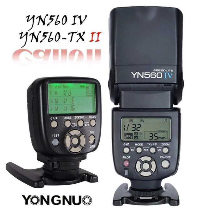 Yongnuo YN560-TX II C Wireless Trigger + YN560 IV Flash Speedlite for Canon - intl