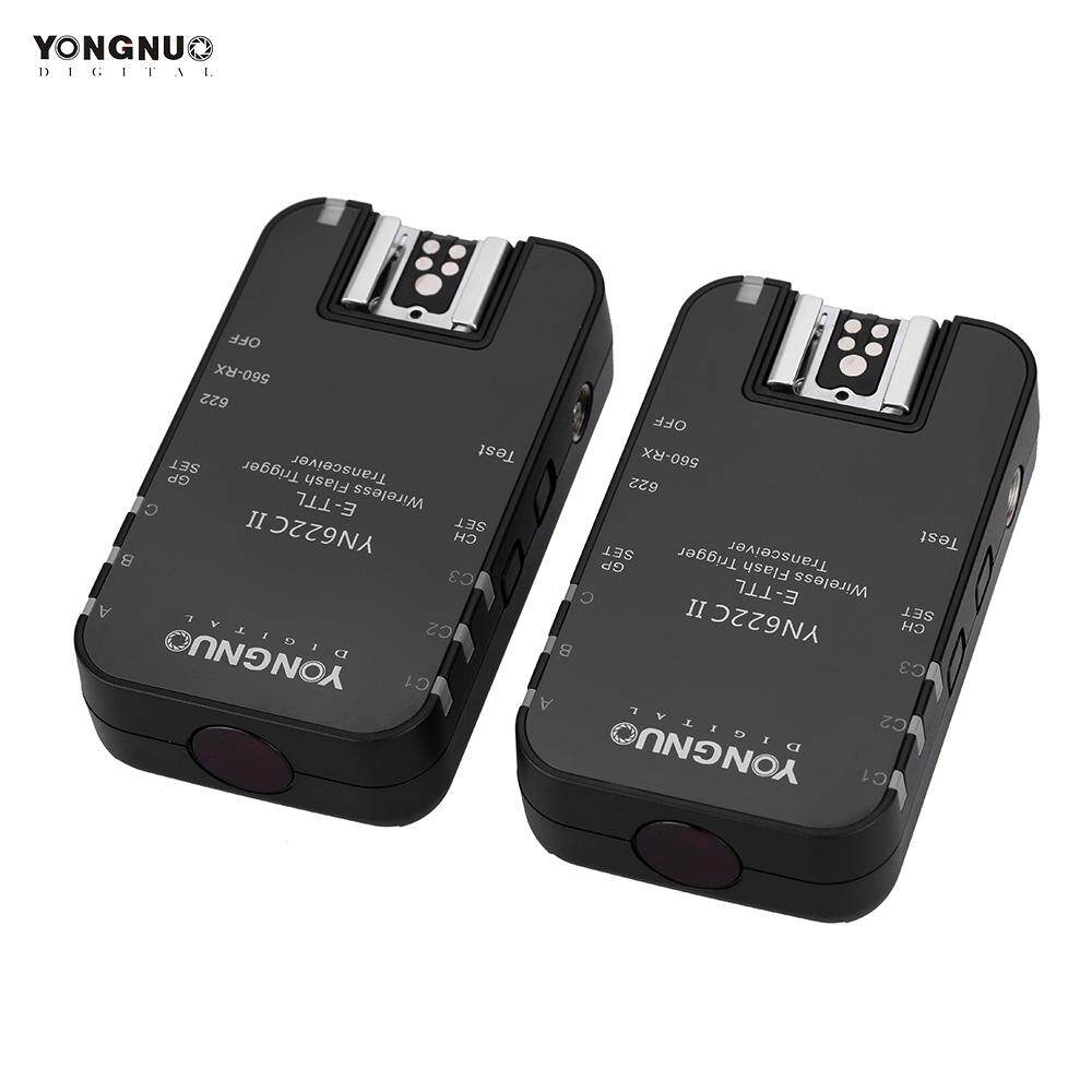 YONGNUO YN622C II 2.4G Wireless E-TTL Flash Trigger Receiver Transmitter Transceiver for Canon EOS 5D Mark II 7D 70D 60D 50D 40D 450D - intl