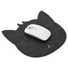 YOSOO Cat Shape Anti-static Mouse Pad Office Dust-proof Desk Pads Dark Gray Malaysia