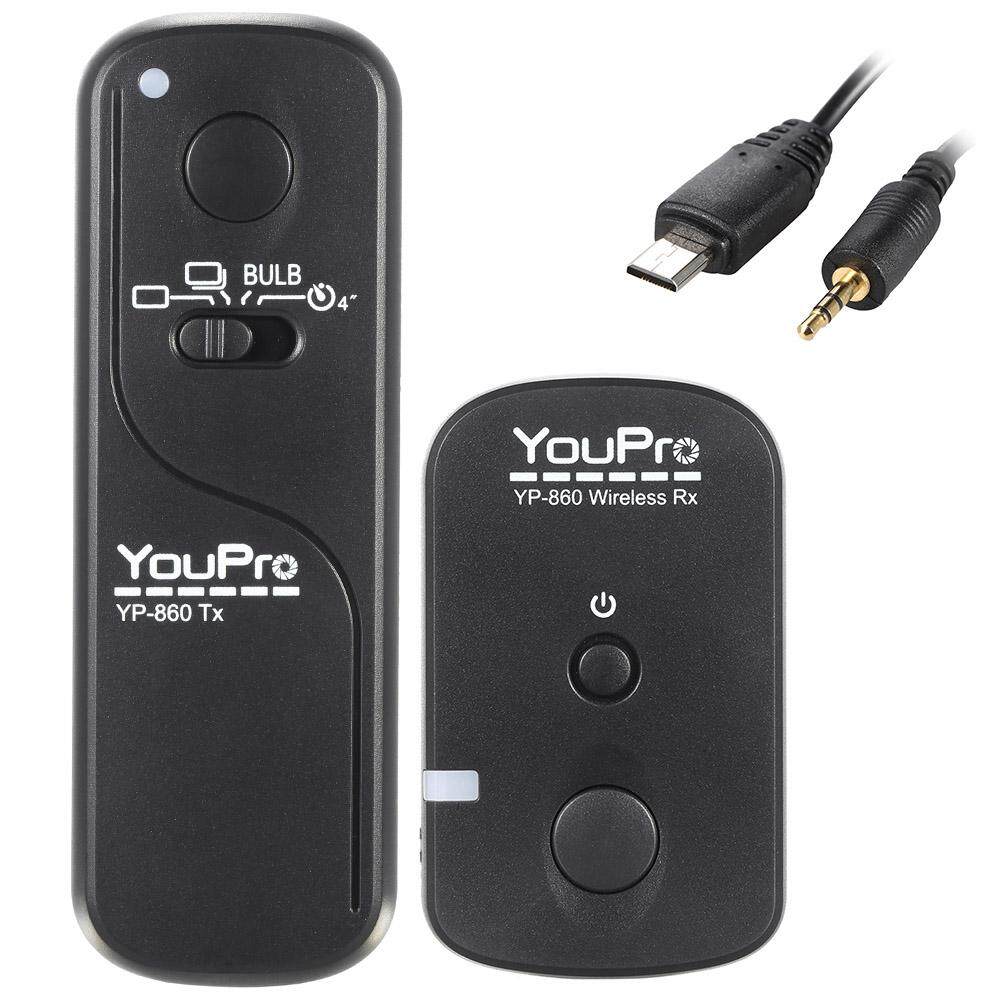 Youpro YP-860 S2 2.4G Nirkabel Pengendali Jarak Jauh Pelepasan Rana Penerima dan Pemancar untuk Sony A58 A7R A7 A7II A7RII A7SII A7S A6000 A5000 a5100 A3000 RX110II DSLR Kamera-Internasional