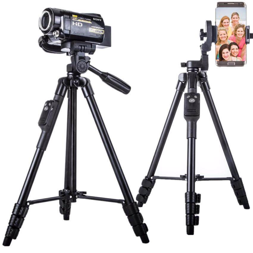 GoTime YunTeng VCT-5208 Bluetooth Tripod for Smartphones and DSLR Camera (Black) - intl