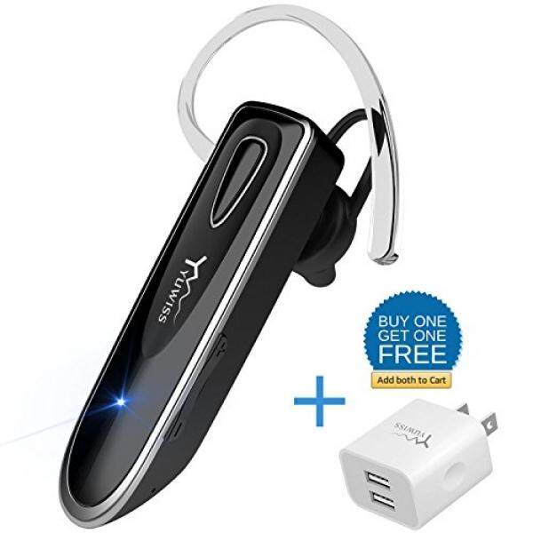 Yuwiss Earphone Bluetooth Nirkabel Ponsel HDD SAS Pembatalan Kebisingan In-Ear Earbud Stereo Mobil Mengemudi Headphone untuk iPhone Samsung Android Semua Ponsel Pintar (20 Jam Tangan gratis Bermain) -Intl