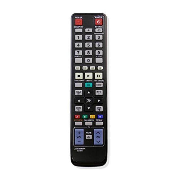 Zdalamit AK59-00104R Diganti Pengendali Jarak Jauh Cocok untuk Samsung Penyetel Blu-ray BD-P1590M BD-P1595 BD-P1600 BD-D5700 BD-D6100C BD-D6500 BD-C5500 BD-C7500 BD-C6900 BD-C5300 BD-C5300C/ za-Intl