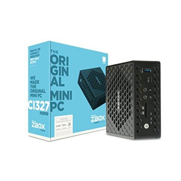 ZOTAC ZBOX-CI327NANO-U Prosesor Intel Celeron N3450 1.1 GHz/DDR3L/WIFI/A & V & 2GbE/PC Mini Barebone sistem-Intl