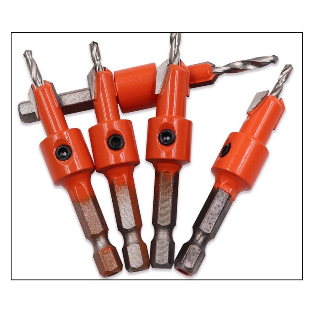 Countersink Drill Bit Woodworking Hex Shank Countersink Drill Bit Salad Drill Step Drill Bit